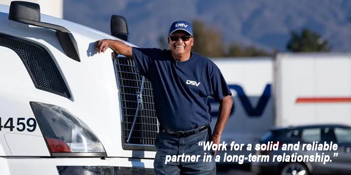 DSV a Solid and Reliable Partner in a Long-term Relationship!